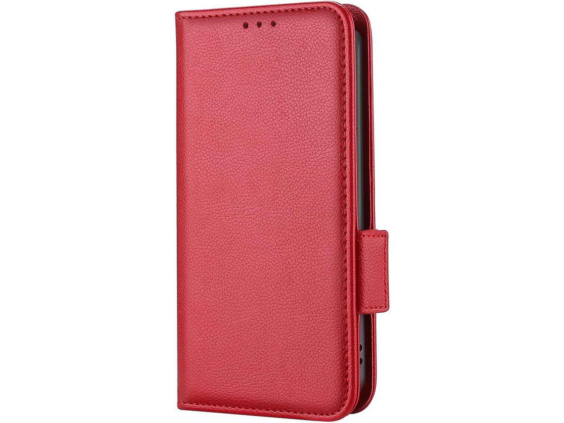 Capa Fólio para Huawei Nova HONGWE. Anti-Choque com Porta-Cartões Castanho