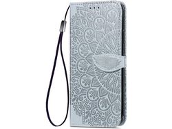 Capa Fólio para Samsung HONGWE. Pele Sintética Anti-Choque Magnética Castanho