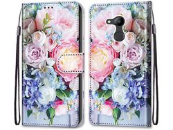 Capa Fólio para Honor, Huawei Honor Pro 3, Honor 6C Pro, Honor Pro HONGWE. Magnética Castanho