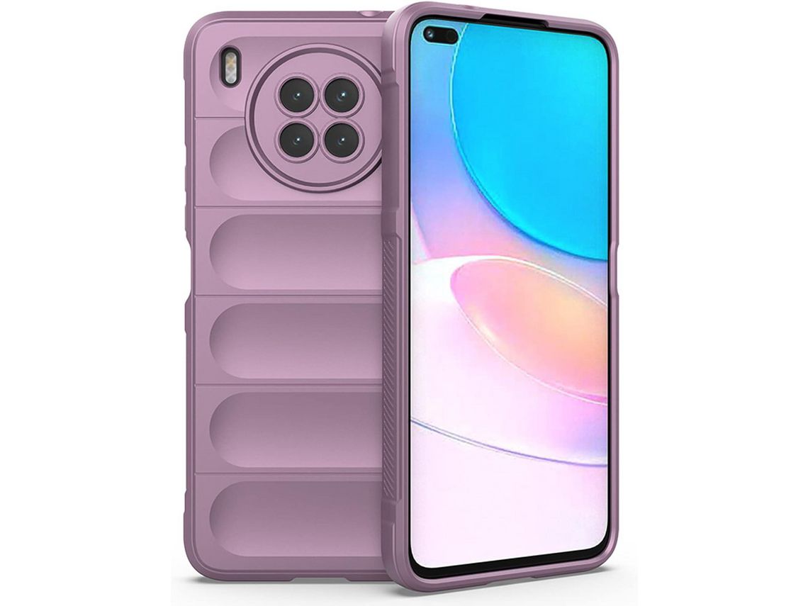 Capa para Huawei Nova Pro, Nova 8I HONGWE. Textura Macia Roxo
