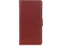 Capa Fólio para Honor, Huawei Honor Magic5 Pro, Honor Pro 5 Pro HONGWE. Pele Sintética Magnética Premium Castanho