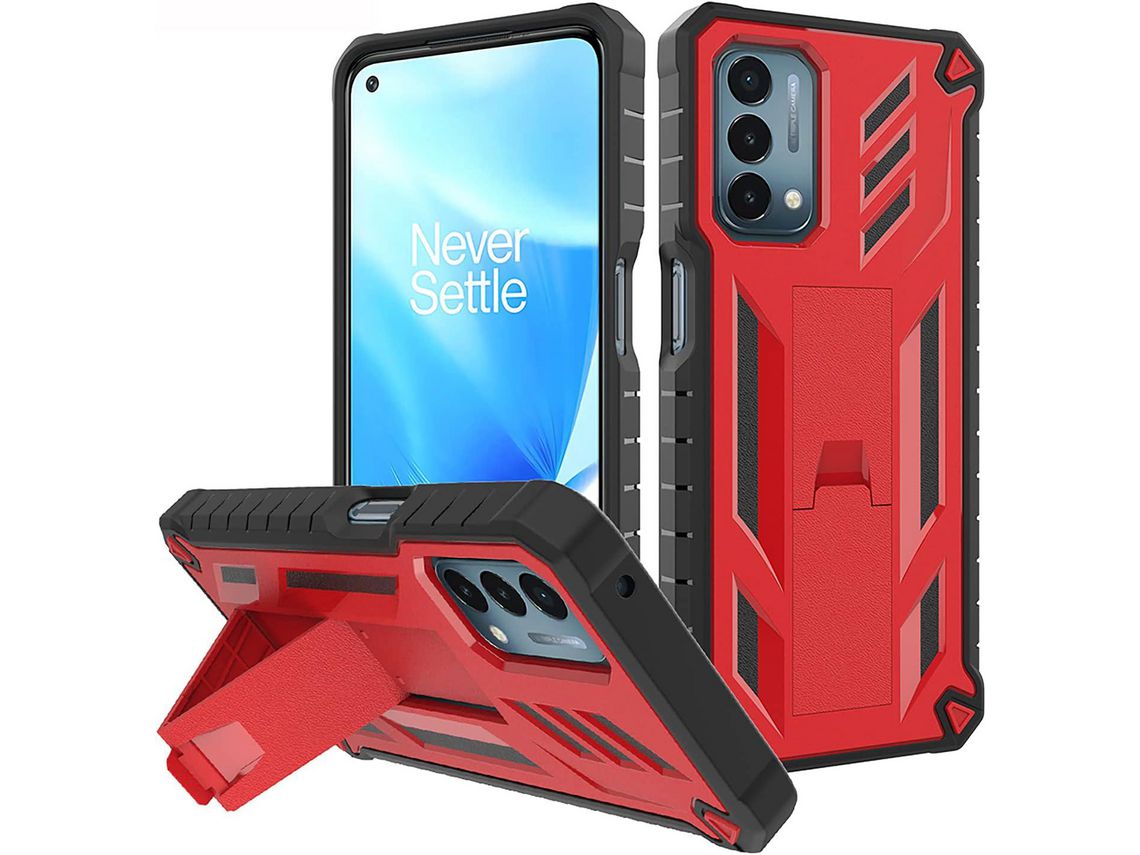 Capa para Huawei P50 HONGWE. Anti-Choque Vermelho