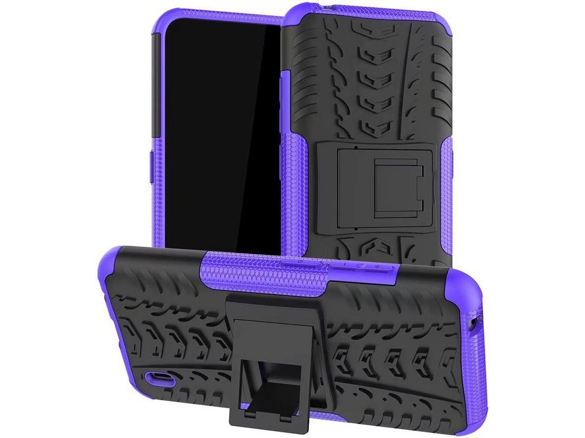 Capa para Oppo A95 HONGWE. Anti-Choque Roxo