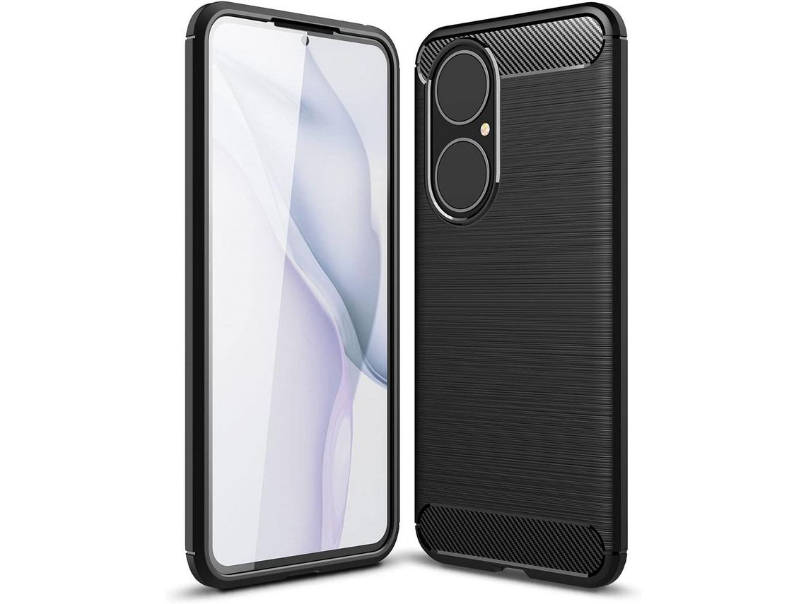 Capa para Huawei P50 Ultra, P50 HONGWE. Anti-Choque Preto
