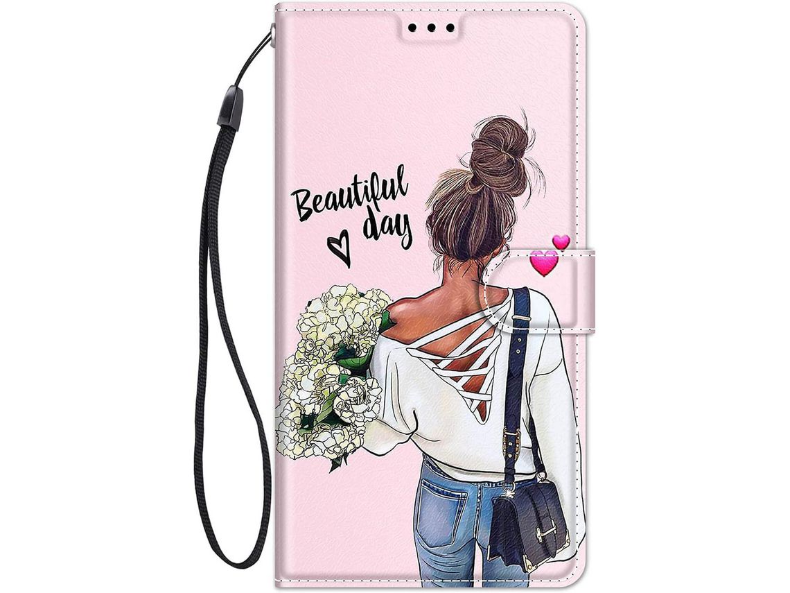 Capa Fólio para Xiaomi 12 HONGWE. Pele Anti-Choque Magnética Multicor