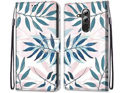 Capa Fólio para Huawei Mate 20 Lite HONGWE. Pele Sintética com Porta-Cartões Multicor