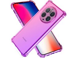 Capa para Huawei Mate 50 Pro Ultra HONGWE. Textura Macia Anti-Choque Transparente