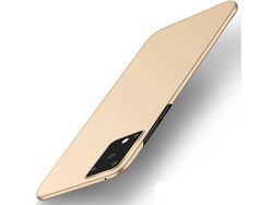 Capa para Xiaomi 11T Pro HONGWE. Acrílico Anti-Choque Rígida Dourado