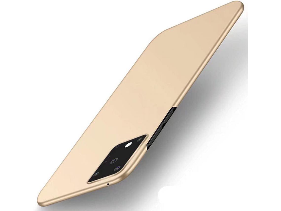 Capa para Xiaomi 11T Pro HONGWE. Acrílico Anti-Choque Rígida Dourado