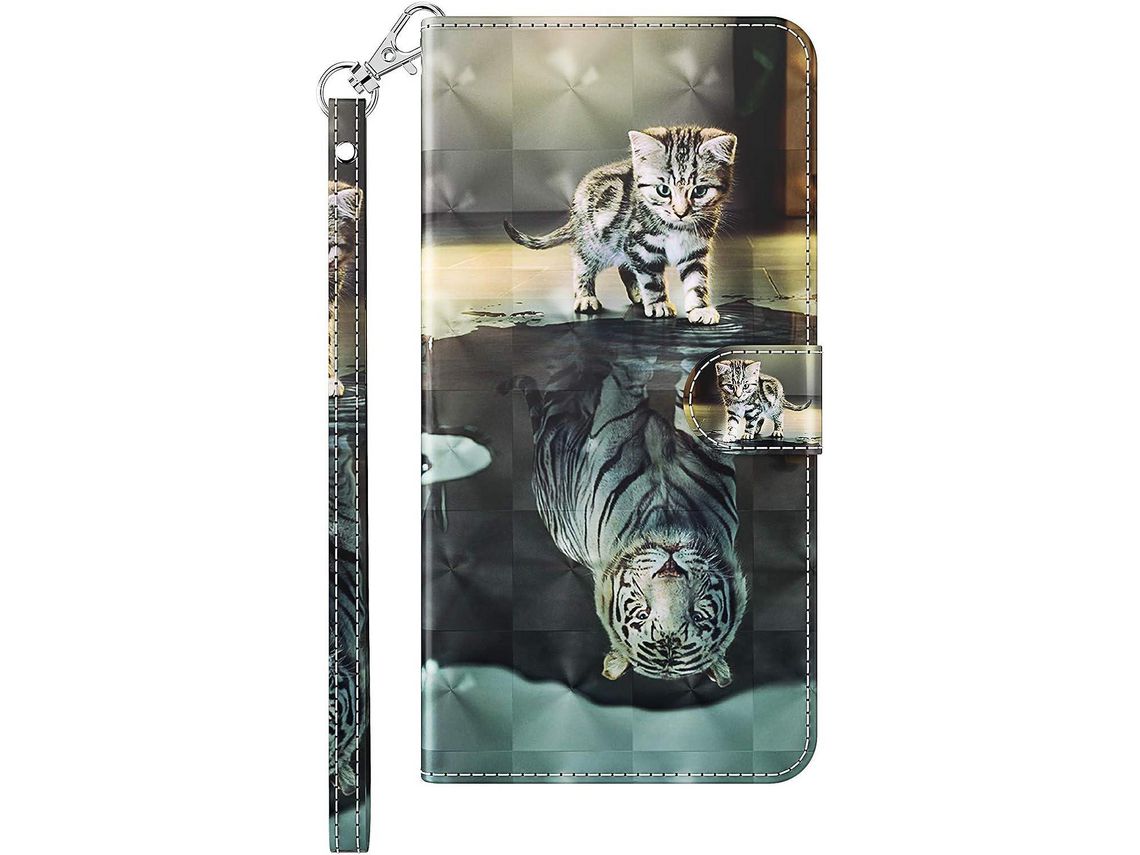 Capa Fólio para Samsung Galaxy A21 HONGWE. Multicor