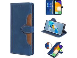 Capa Fólio para Xiaomi Redmi A1, Redmi A2 HONGWE. Magnética com Porta-Cartões Castanho