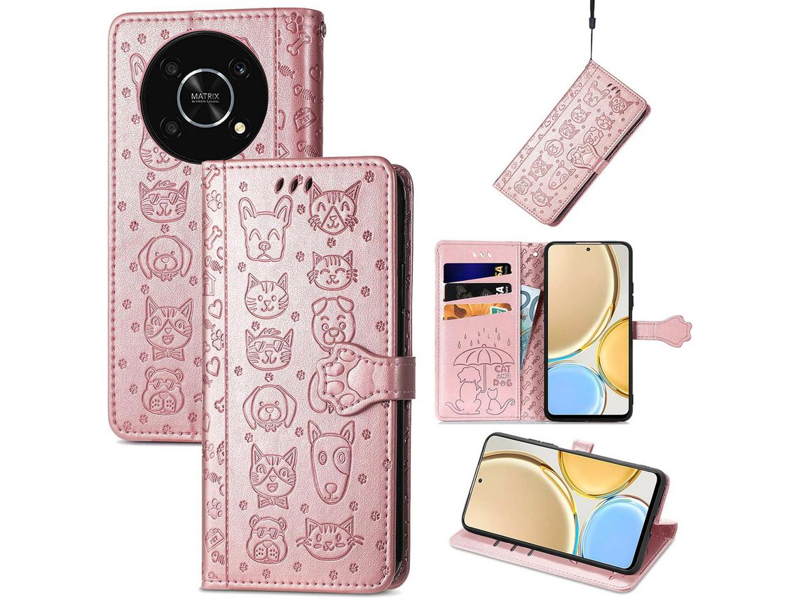Capa Fólio para Huawei Nova HONGWE. Anti-Choque Multicor