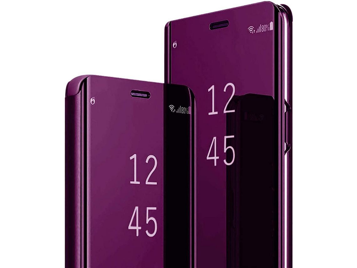Capa para Samsung Galaxy S9/S9+ HONGWE. Rígida Castanho