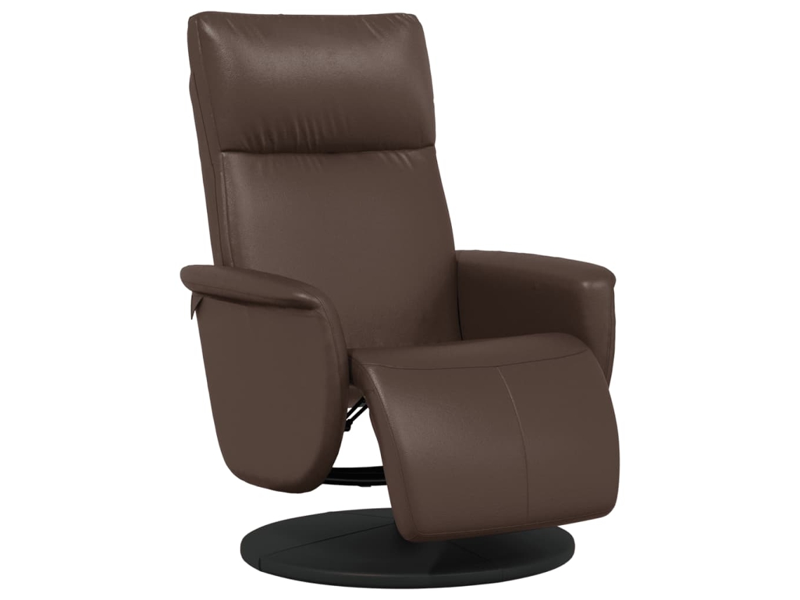 Recliner Chair, Recliner Chairs Vidaxl Marrom Couro Artificial
