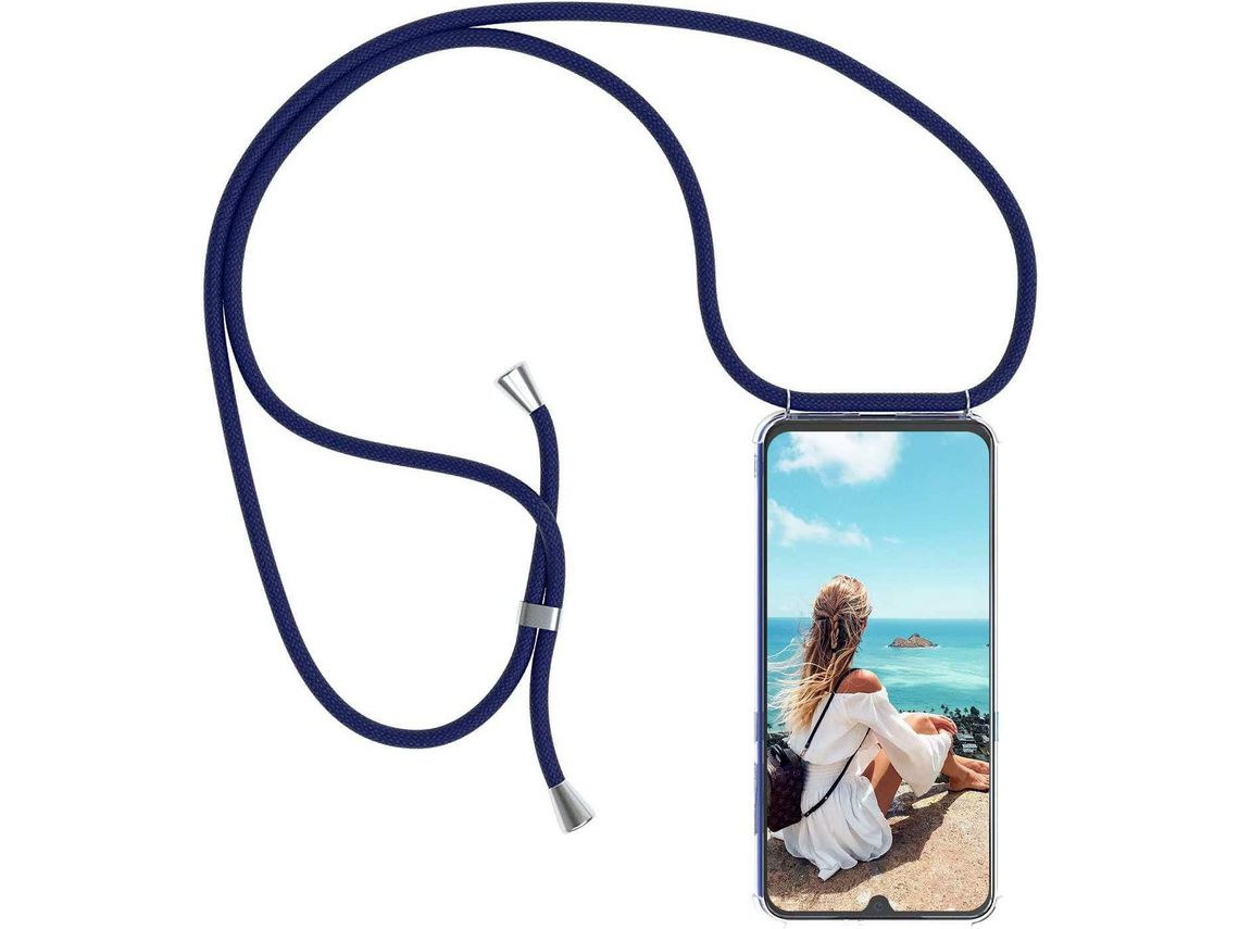Capa com Cordão para Oneplus 7 HONGWE. Transparente