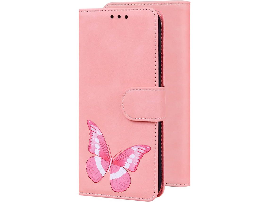 Capa Fólio para iPhone 13/13 Pro HONGWE. Magnética com Porta-Cartões Castanho