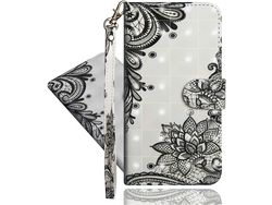 Capa Fólio para iPhone 14 HONGWE. Anti-Choque Magnética com Porta-Cartões Castanho