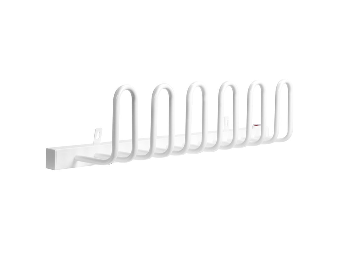Secador Sapatos Elétrico 55°c Parede Aço Branco 76x13x17cm VELTRIX