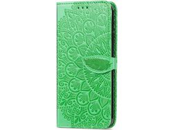 Capa Fólio para Samsung Galaxy A73 5G HONGWE. Pele Magnética Castanho