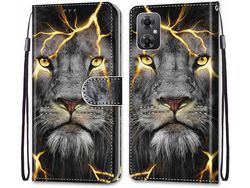 Capa Fólio para Xiaomi Poco Note, Poco M4 5G, Poco 5G HONGWE. Castanho