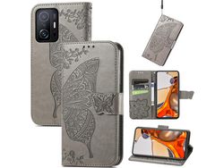 Capa Fólio para Xiaomi Xiaomi 11T HONGWE. com Porta-Cartões Castanho