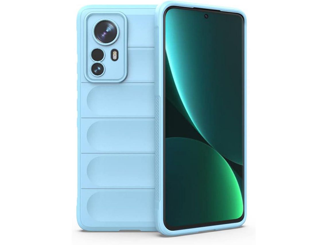 Capa para Xiaomi 12 Lite HONGWE. Silicone Textura Macia Anti-Choque