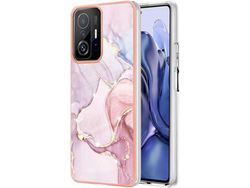 Capa para Xiaomi Mi 11T, Mi Go HONGWE. Silicone Textura Macia Anti-Choque Dourado