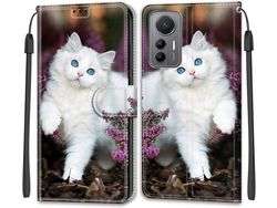 Capa Fólio para Xiaomi Xiaomi 12 Lite HONGWE. Castanho