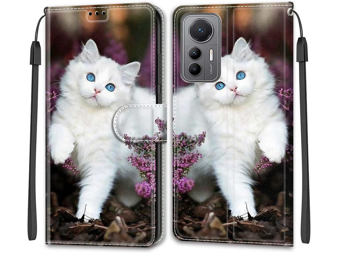 Capa Fólio para Xiaomi Xiaomi 12 Lite HONGWE. Castanho