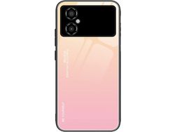 Capa para Xiaomi Poco 5G 9H, Poco M4 5G HONGWE. Anti-Choque Rosa
