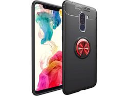 Capa para Xiaomi Poco HONGWE. Anti-Choque Magnética com Anel de Suporte