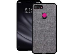 Capa para Xiaomi Mi 8 Lite HONGWE. Textura Macia Rígida