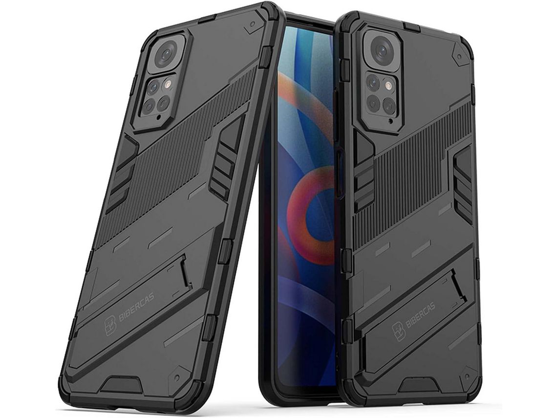 Capa para Xiaomi Redmi 11S, Redmi Note 11 HONGWE. Anti-Choque Preto