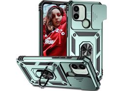 Capa para Xiaomi Redmi A1, Redmi A1 4G HONGWE. Acrílico Rígida Magnética Verde