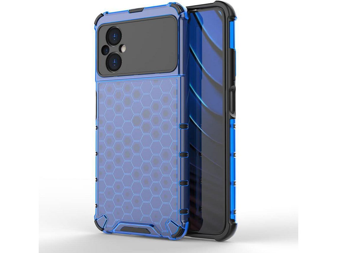 Capa para Xiaomi Poco M4 5G, Poco 5G HONGWE. Textura Macia Anti-Choque