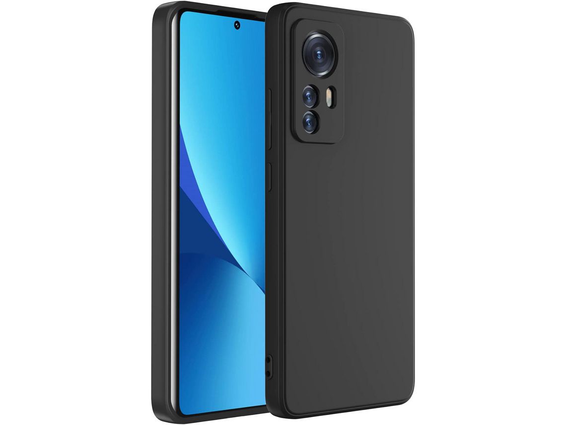 Capa para Xiaomi 12 Pro HONGWE. Pele Sintética Textura Macia Anti-Choque