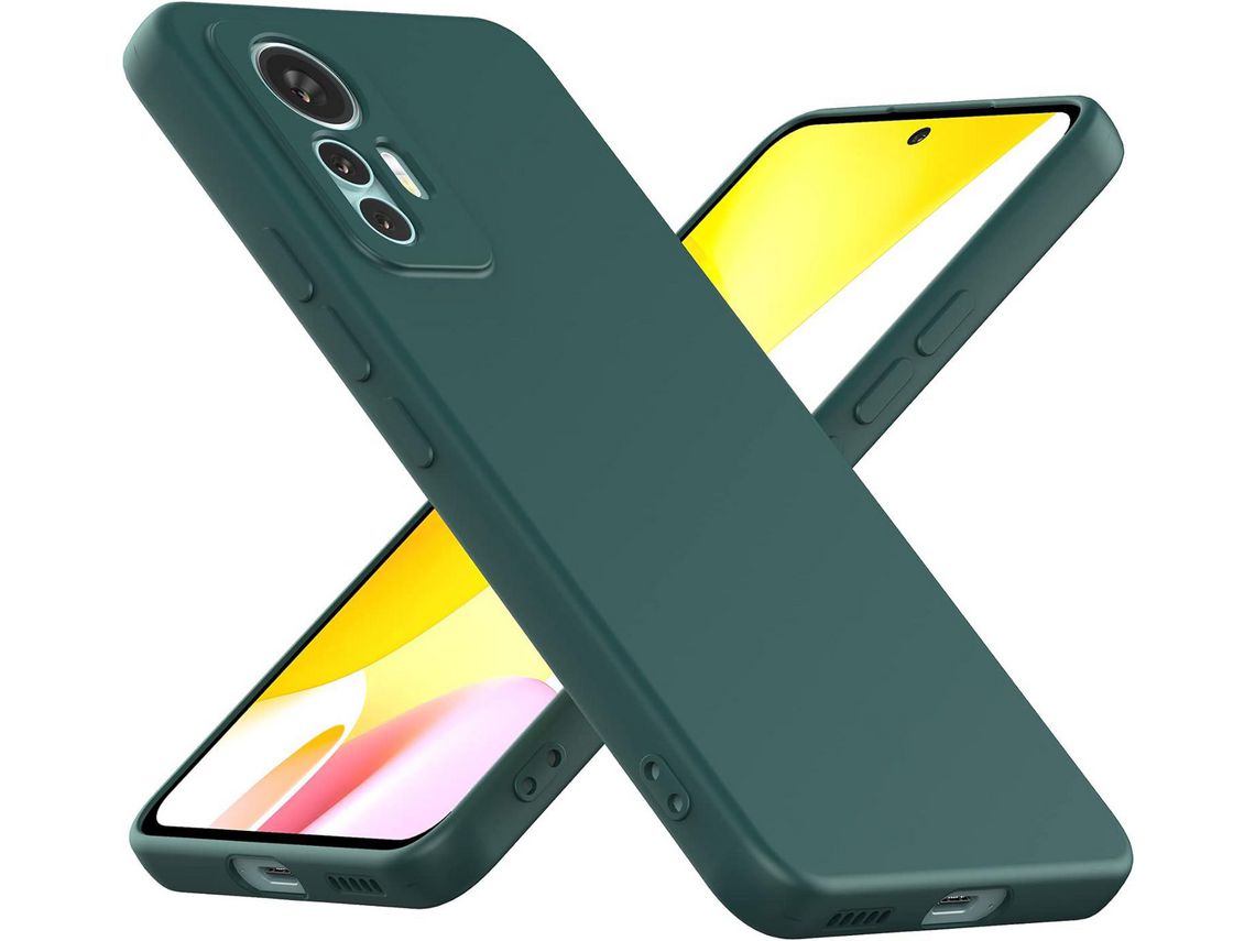 Capa para Xiaomi Xiaomi 12 Lite, Xiaomi 12 HONGWE. Pele Sintética Textura Macia Anti-Choque