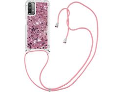 Capa com Cordão para Xiaomi Poco M3 HONGWE. Silicone Premium