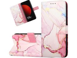 Capa Fólio para Xiaomi 12S ULTRA HONGWE. Anti-Choque com Porta-Cartões Castanho