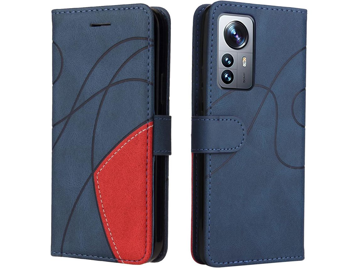 Capa Fólio para Xiaomi Mi 12 Pro F HONGWE. Castanho
