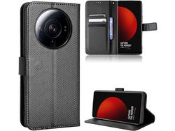 Capa para Xiaomi Mi 12S Ultra HONGWE. Pele Sintética Castanho