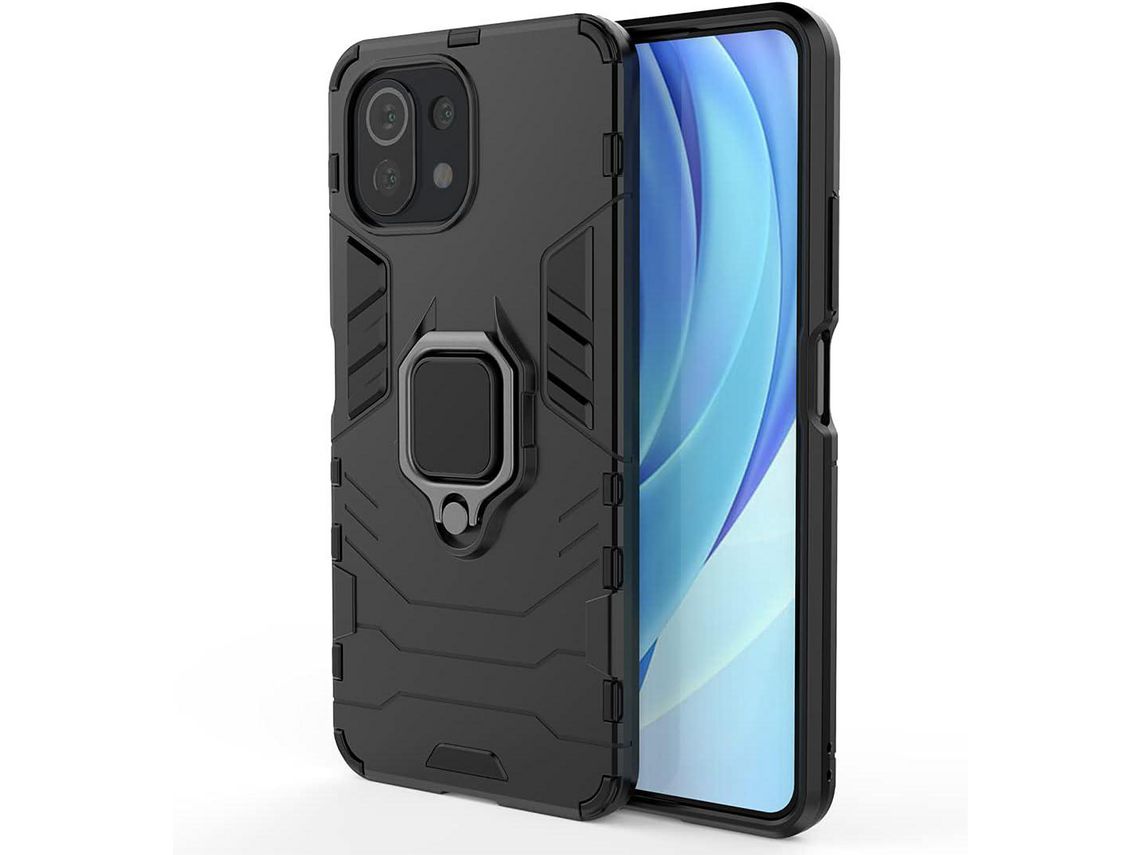 Capa para Xiaomi Mi 11 Lite, Xiaomi 11 Lite 5G Ne HONGWE. Preto