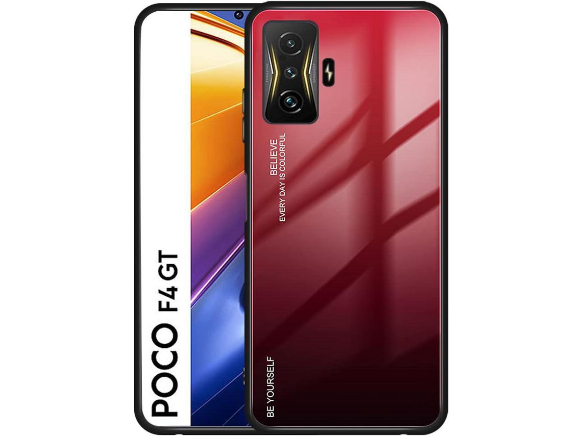 Capa para Xiaomi Poco Pro, Poco F4 Gt HONGWE. Textura Macia Anti-Choque Multicor
