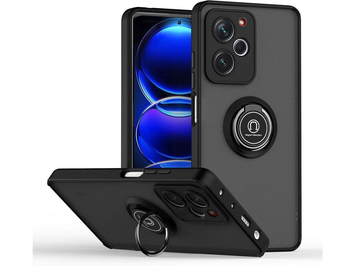 Capa para Xiaomi Poco X5 Pro HONGWE. Acrílico Textura Macia Anti-Choque Rígida