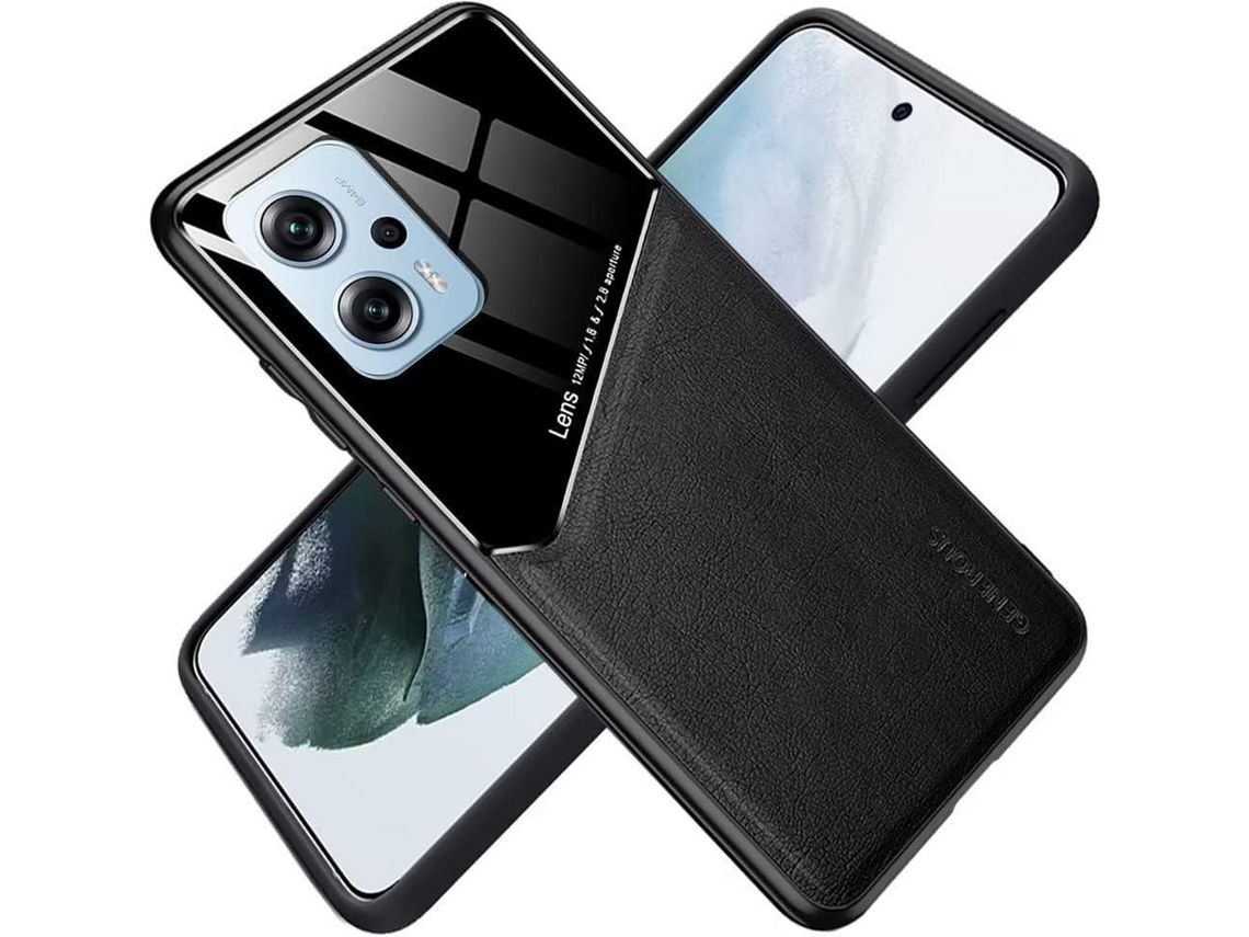 Capa para Xiaomi Poco X4 5G HONGWE. Anti-Choque Magnética Premium Castanho