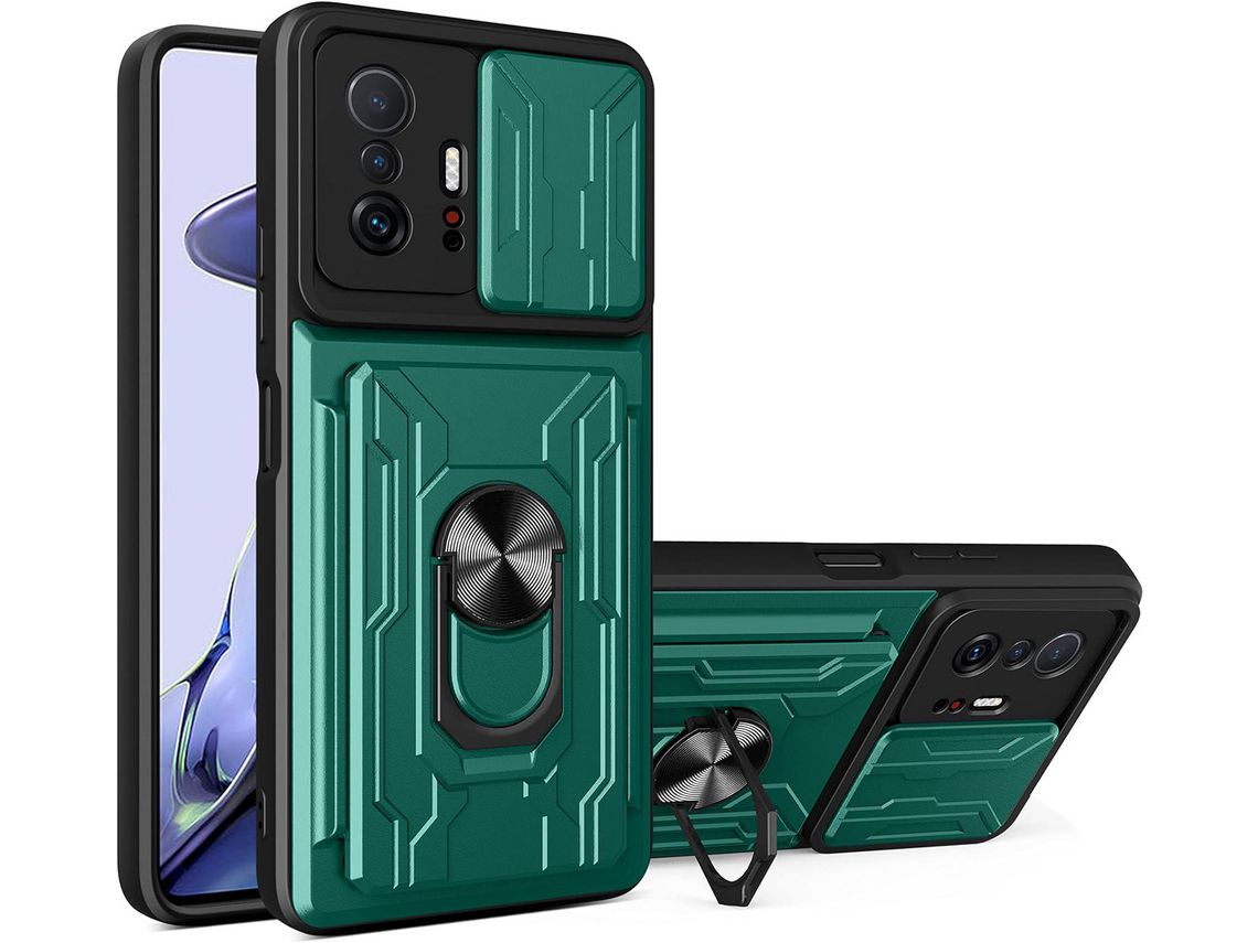 Capa para Xiaomi 11T HONGWE. Acrílico com Anel de Suporte