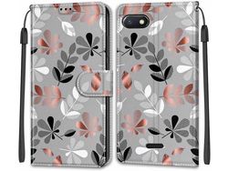 Capa para Xiaomi Redmi 6A 6, Redmi 6A, Redmi 6 HONGWE. Pele Anti-Choque Castanho