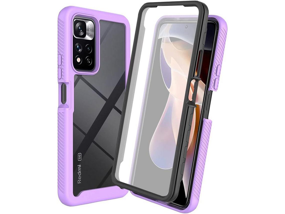 Capa para Xiaomi Redmi Note 11 Pro 5G HONGWE. Silicone Anti-Choque Transparente