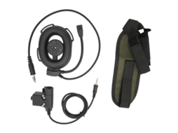 Fone de Ouvido Unilateral EOOCOO (suporta PTT, Yaesu)