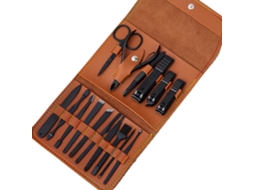 Conjunto De Manicure Em Aço Inoxidável Com Estojo De Couro Pu -St-06 ZMDECQNA